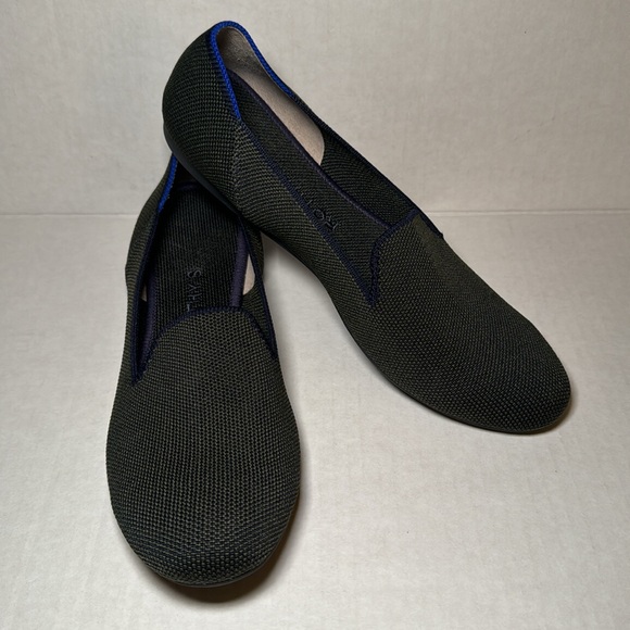 Rothy’s The Loafer Evergreen with Neon Stripe Slip On Round Toe Size 7.5 - Picture 14 of 14